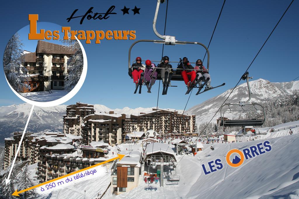 Hotel Les Trappeurs Лез-Ор Экстерьер фото